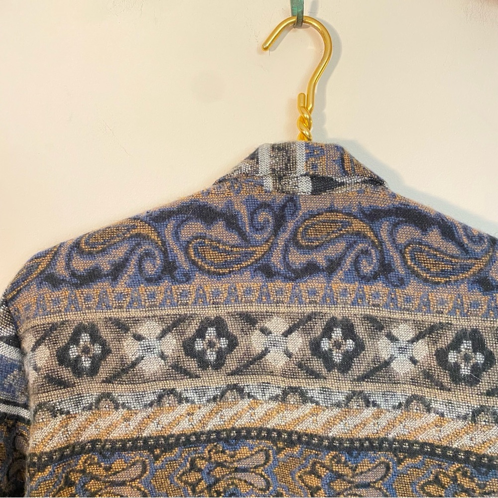 Vintage Judy Knapp Patterned Boho Blazer - Picture 7 of 8